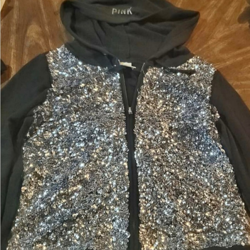 Rare HTF Victoria Secret pink bling jacket
